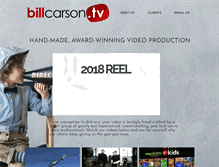 Tablet Screenshot of billcarson.tv